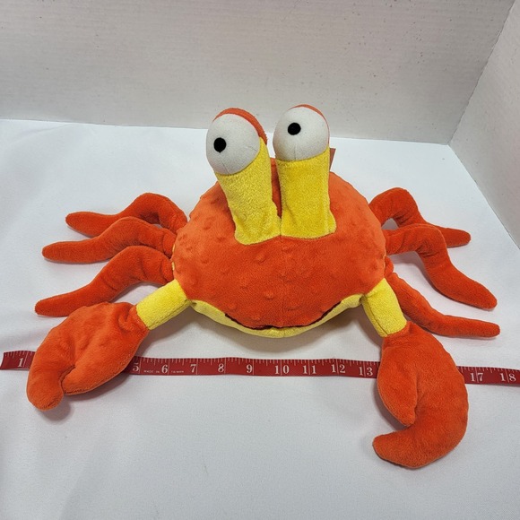 Kohl's Cares Orange Crab Plush Toy Doll POUT POUT FISH Stuffed Animal - Picture 6 of 6